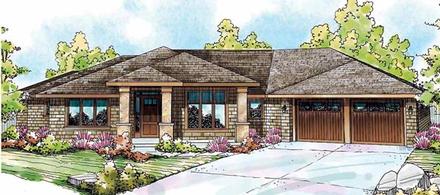 House Plan 59421 Elevation