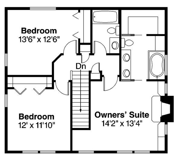 Country Traditional Level Two of Plan 59432