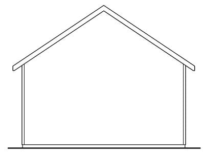Traditional Rear Elevation of Plan 59453
