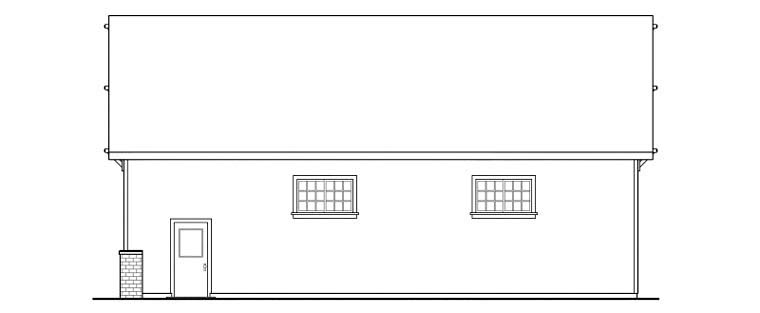 Plan 59466 | Craftsman Style 4 Car Garage