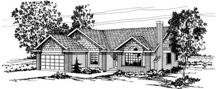 House Plan 59481 Elevation