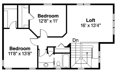 Contemporary Florida Southwest Level Two of Plan 59499