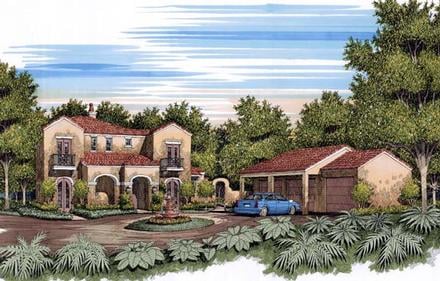 House Plan 59505 Elevation