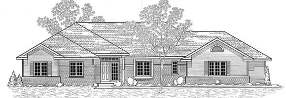 House Plan 59605 Elevation