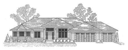 Traditional Elevation of Plan 59677