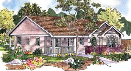 House Plan 59725 Elevation