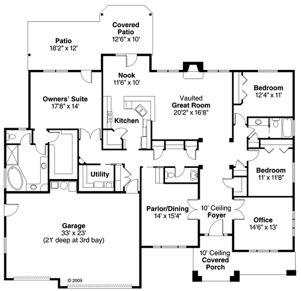 Craftsman Level One of Plan 59738