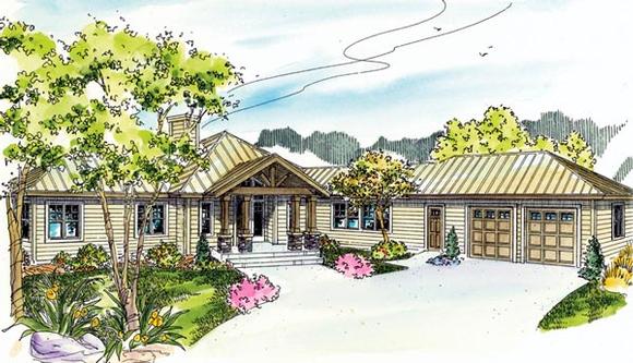 House Plan 59745 Elevation