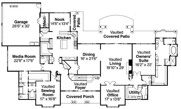 European Southern Traditional Level One of Plan 59795