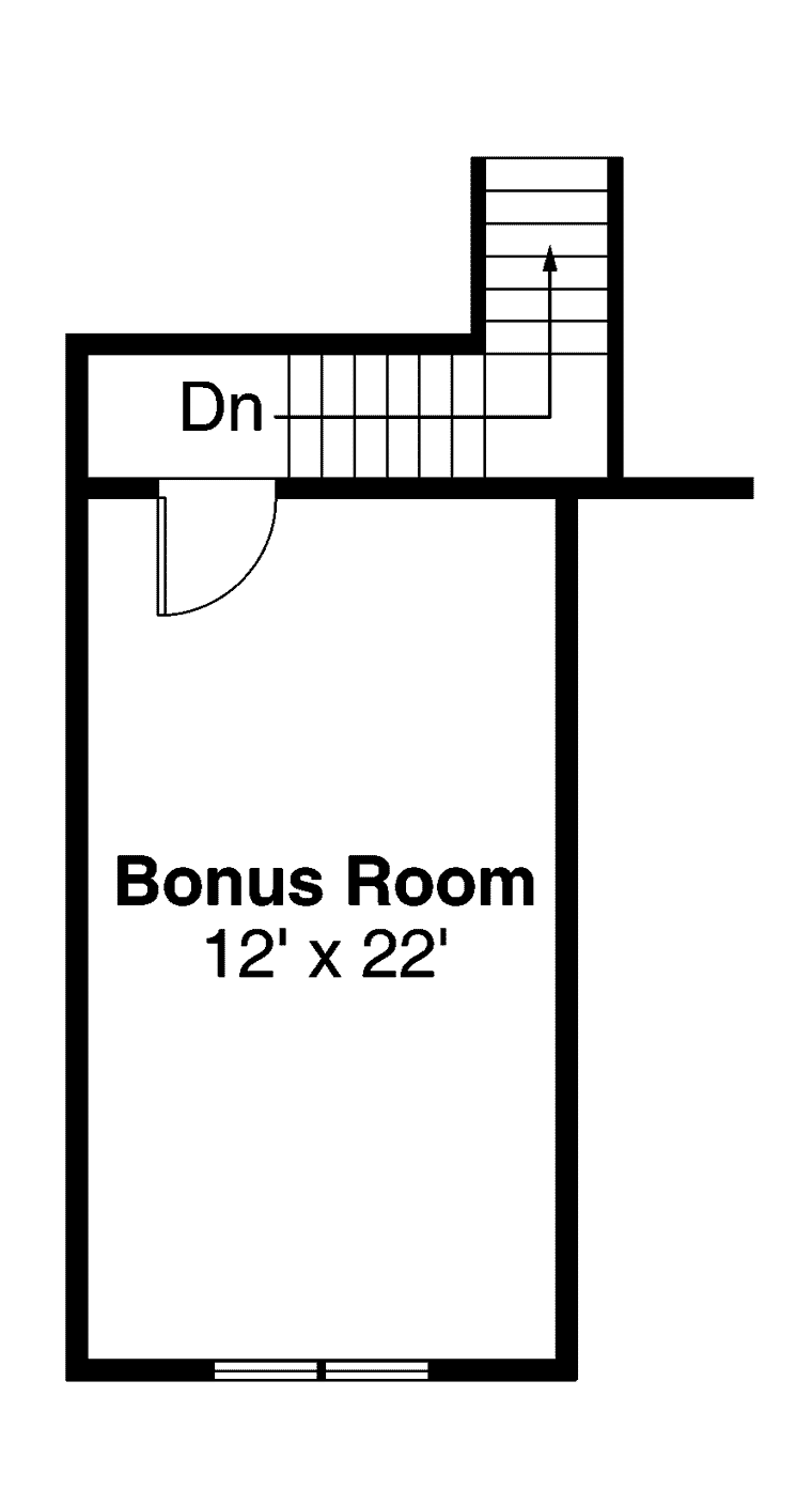 Bungalow Craftsman European Ranch Level Two of Plan 59797