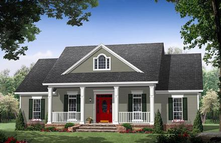 House Plan 59973 Elevation