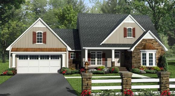 House Plan 59984 Elevation