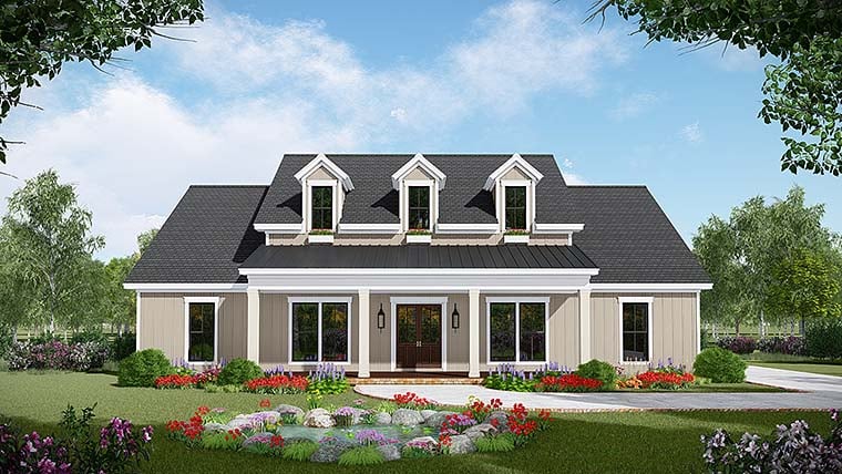 Southern Style House Plan 59996 With 2107 Sq Ft 3 Bed 2 Bath 1