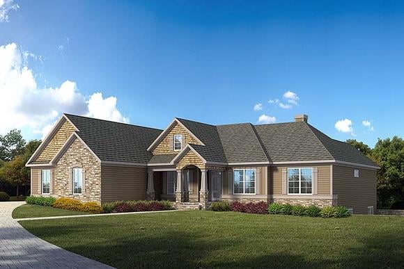 House Plan 60024 Elevation