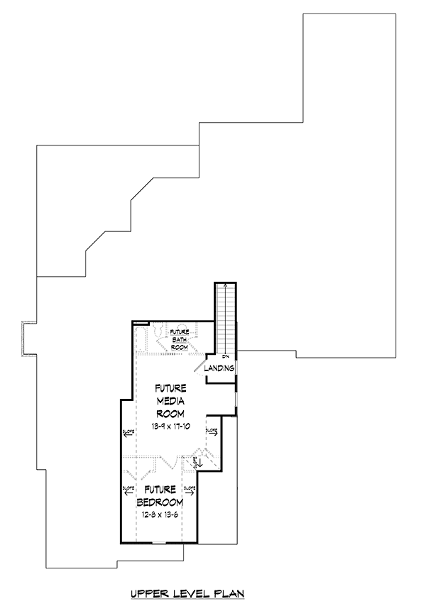 Craftsman Traditional Level Two of Plan 60030