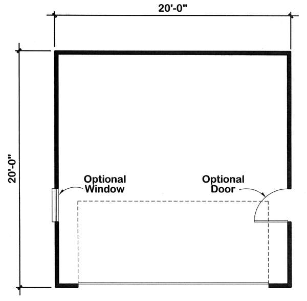 Ranch Traditional Level One of Plan 6005