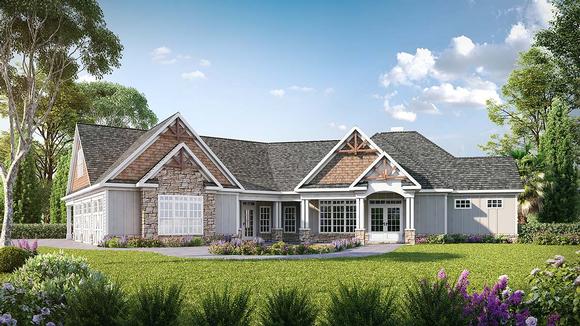 House Plan 60077 Elevation