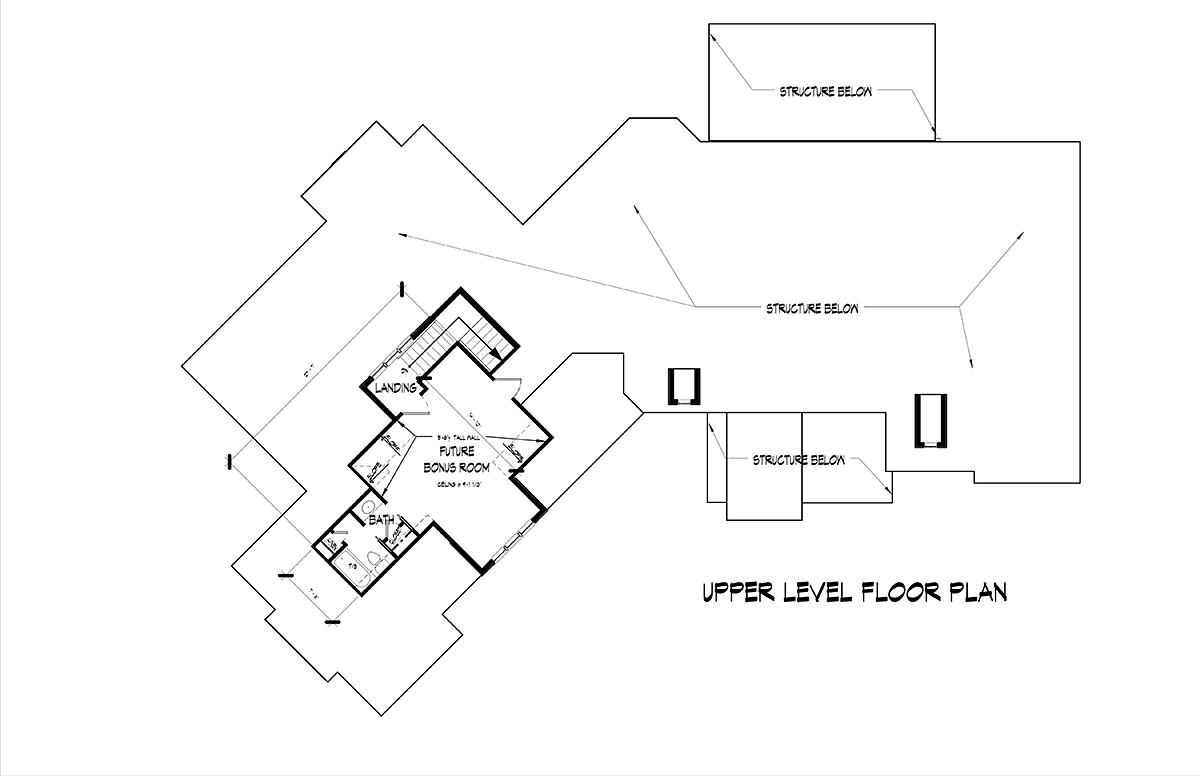 Craftsman Ranch Level Two of Plan 60084