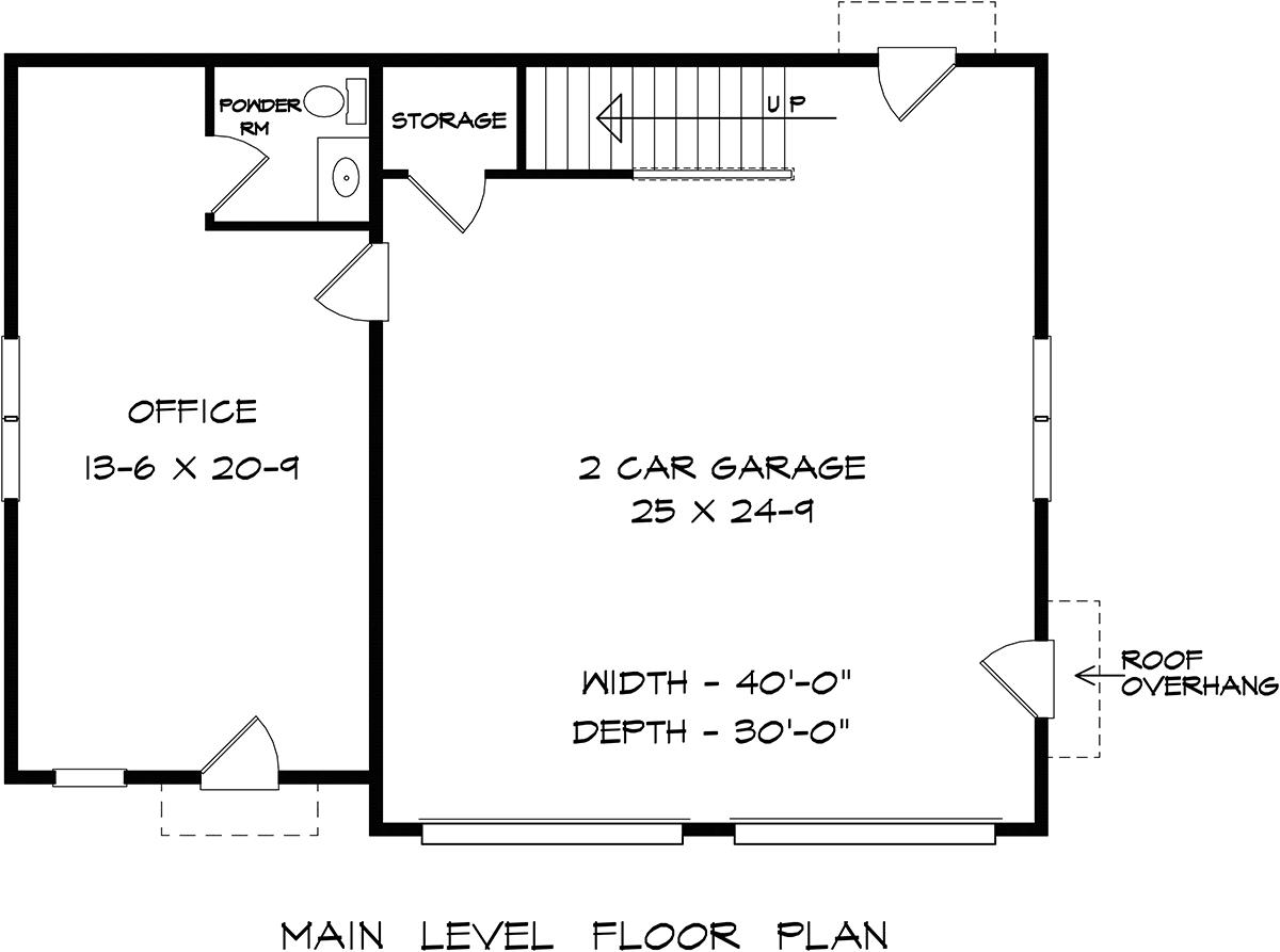 Craftsman Level One of Plan 60095