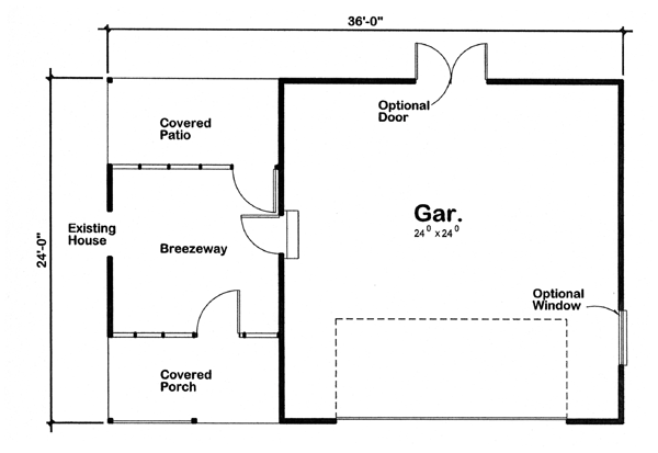 Ranch Traditional Level One of Plan 6013