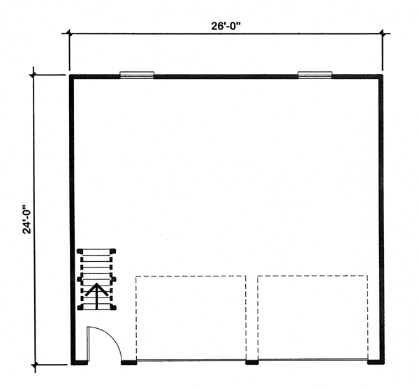 Country Farmhouse Level One of Plan 6018