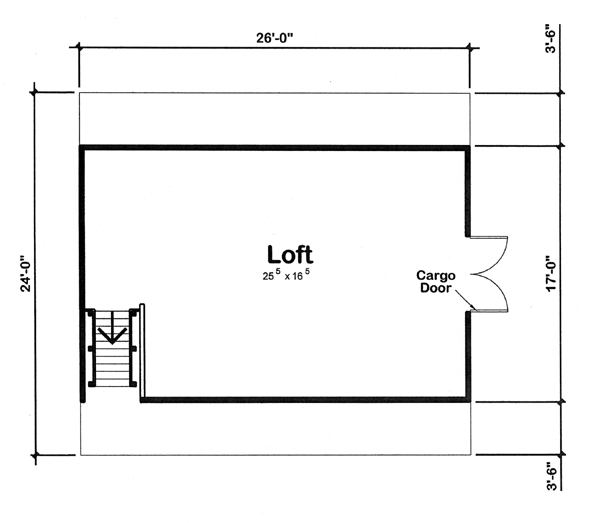 Country Farmhouse Level Two of Plan 6018