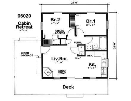 House Plan 6020 First Level Plan