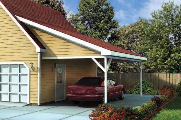 Ranch, Traditional Plan, 1 Car Garage Picture 2