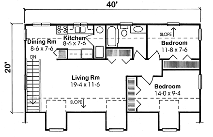 Garage Plan 6026 - 3 Car Garage Apartment Second Level Plan