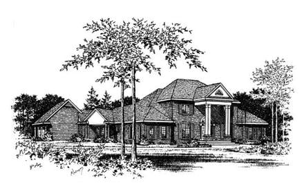 Traditional Elevation of Plan 60334