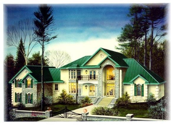 House Plan 60336 Elevation