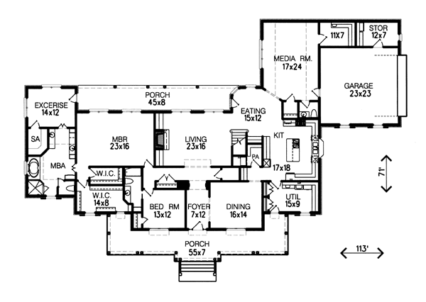 Colonial Level One of Plan 60343