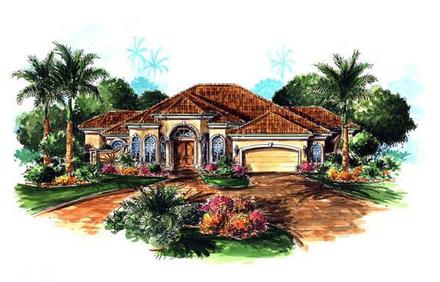 Florida Mediterranean Elevation of Plan 60407