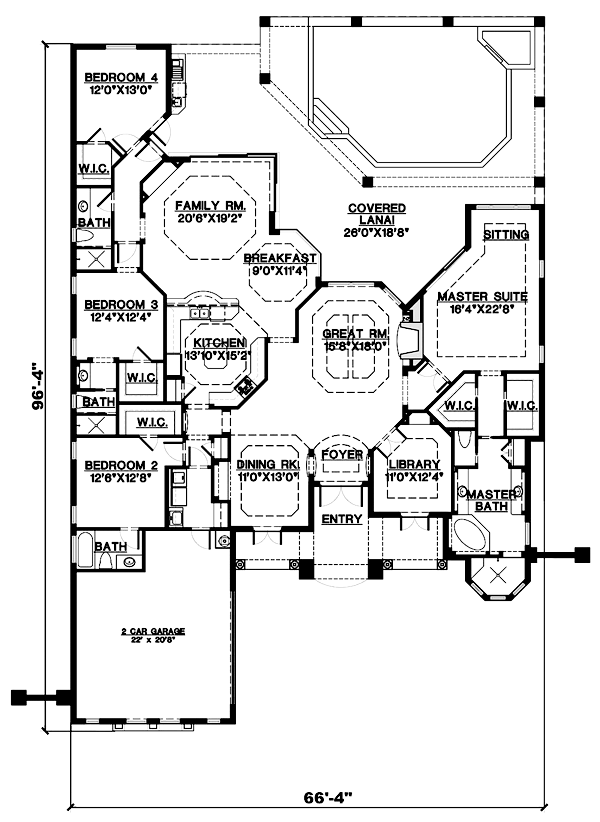 Florida Mediterranean Level One of Plan 60409