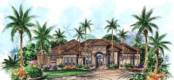 House Plan 60410 Elevation