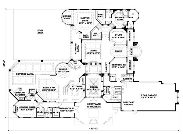 Florida Mediterranean Level One of Plan 60418