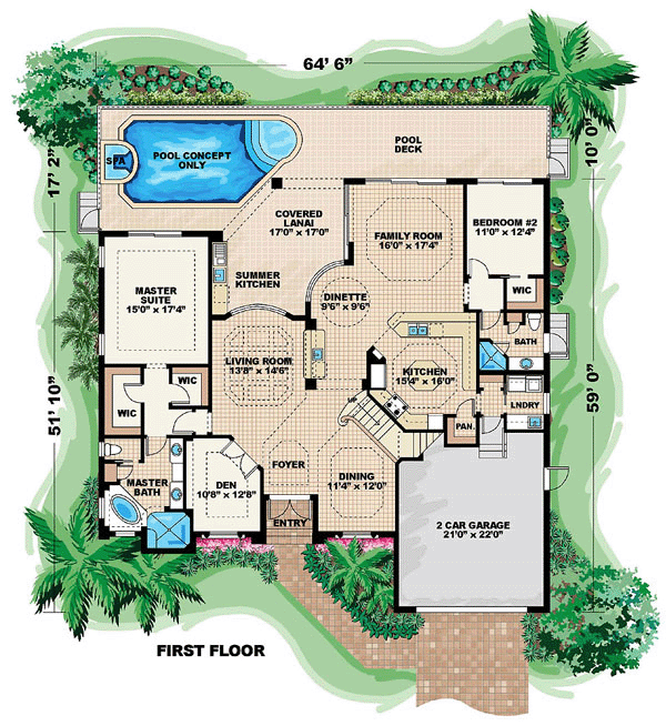 Florida Mediterranean Level One of Plan 60420