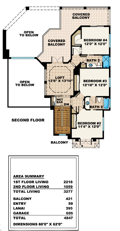 Florida Mediterranean Level Two of Plan 60421