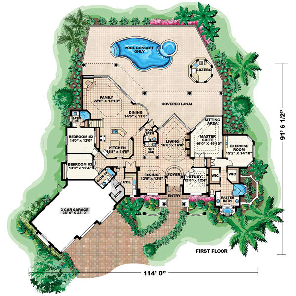 Florida Mediterranean Level One of Plan 60445