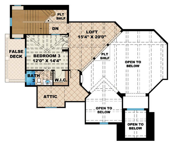 European Florida Mediterranean Level Two of Plan 60452