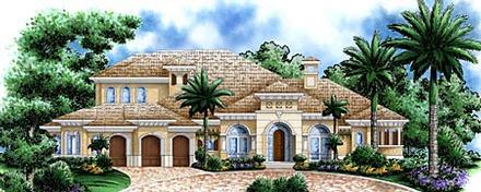 Florida Mediterranean Elevation of Plan 60462