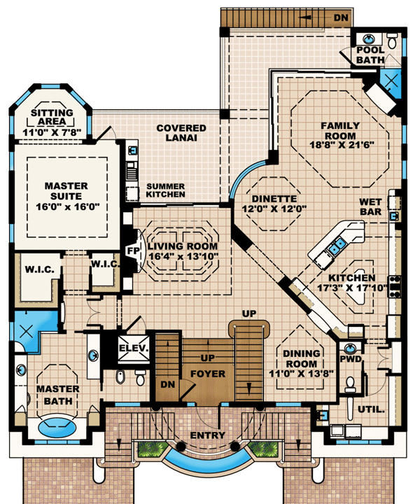 Florida Mediterranean Level One of Plan 60492