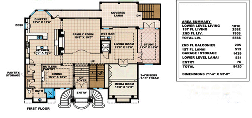 Florida Mediterranean Level One of Plan 60493