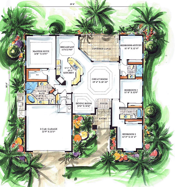 Florida Mediterranean Level One of Plan 60503