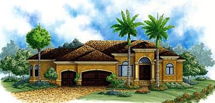 Florida Mediterranean Elevation of Plan 60507