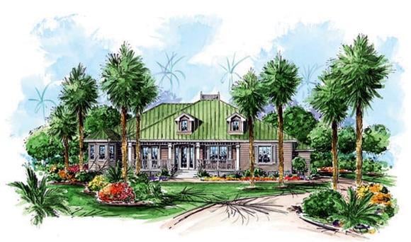 House Plan 60509 Elevation