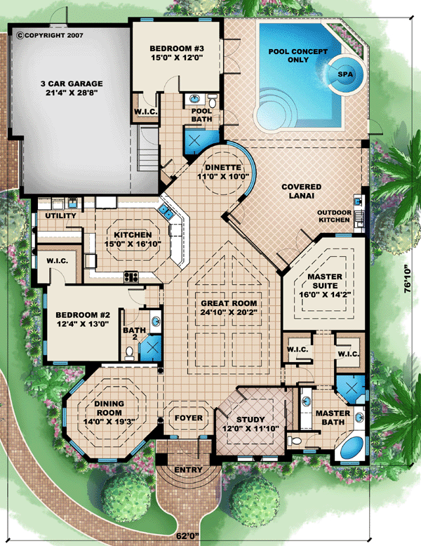 Florida Mediterranean Level One of Plan 60512