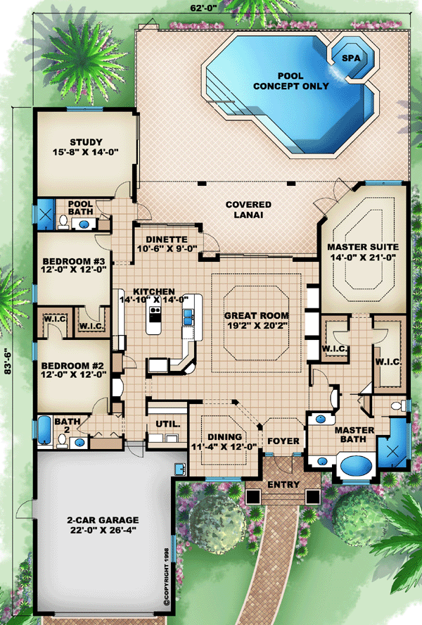 Florida Mediterranean Level One of Plan 60513