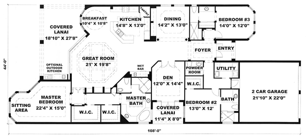 Florida Mediterranean Level One of Plan 60517