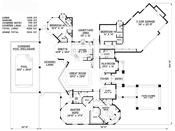 Florida Mediterranean Level One of Plan 60524